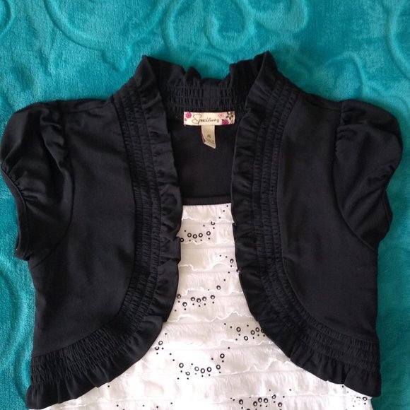 Black and White Youth Speechless Spring Dress - Picture 2 of 5